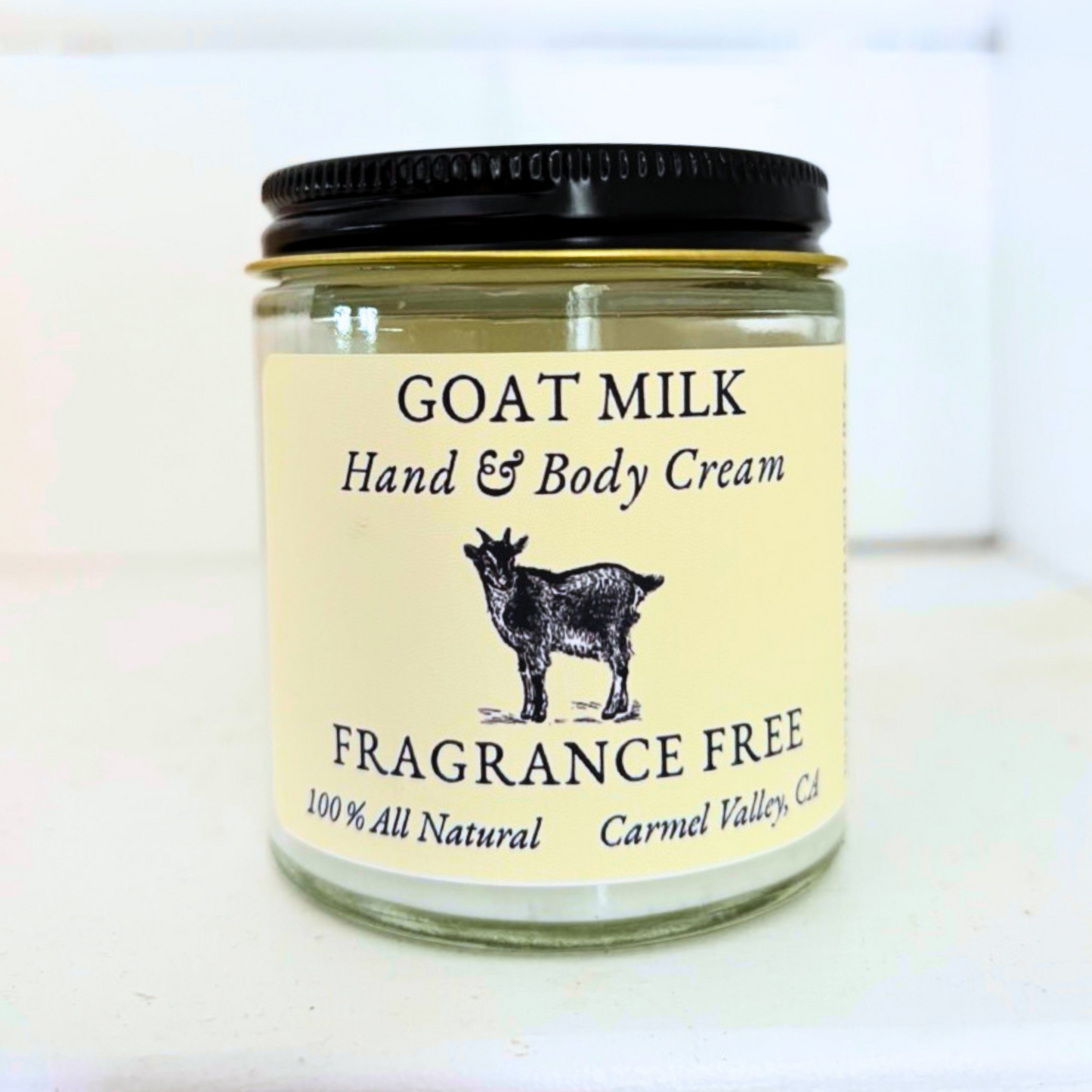 Handmade Goat Milk Body Cream | Fragrance Free or French Lavendar